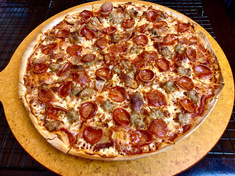 Pepperoni & Sausage Cracker Crust Pizza